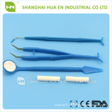 Kit de instrumentos dentales desechables / kit de examen / kit quirúrgico